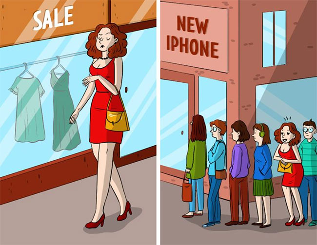 Mọi người cố tình mua những thứ đắt tiền