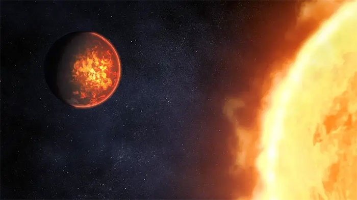 Hành tinh 55 Cancri e quay rất gần quanh ngôi sao mẹ nóng bỏng
