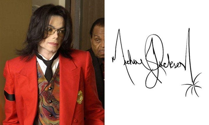 chu-ky-6 Chữ ký của "Ông hoàng nhạc Pop" Michael Jackson.