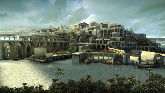 thanh-pho-atlantis Thành phố Atlantis trong truyền thuyết