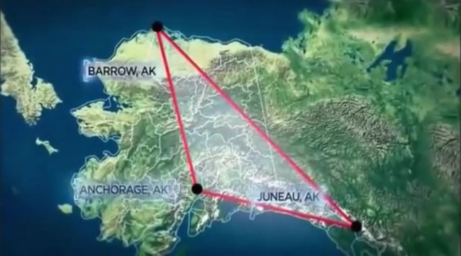 tam-giac-alaska Ranh giới của vùng "tam giác quỷ" Alaska
