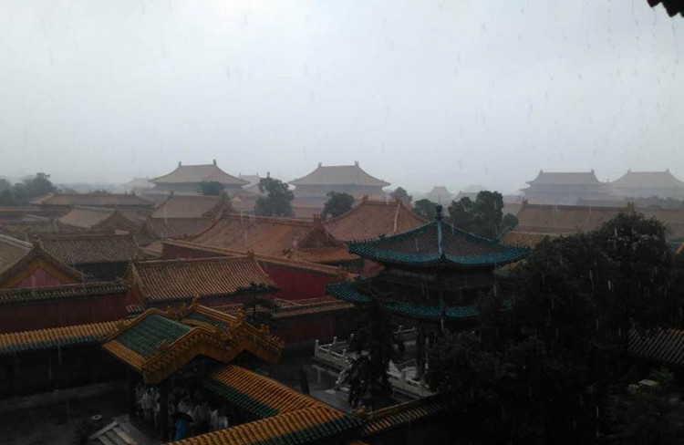 Toàn cảnh Tử Cấm Thành nhìn từ trên cao. Toàn cảnh Tử Cấm Thành nhìn từ trên cao.