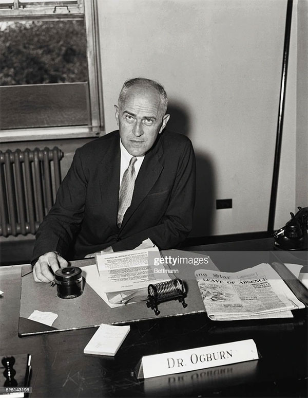 william-f-ogburn GS. William F. Ogburn.